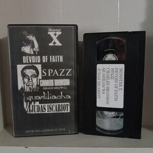 Hardcore Punk VHS Spazz Charles Bronson Monster X Powerviolence Devoid Of Faith